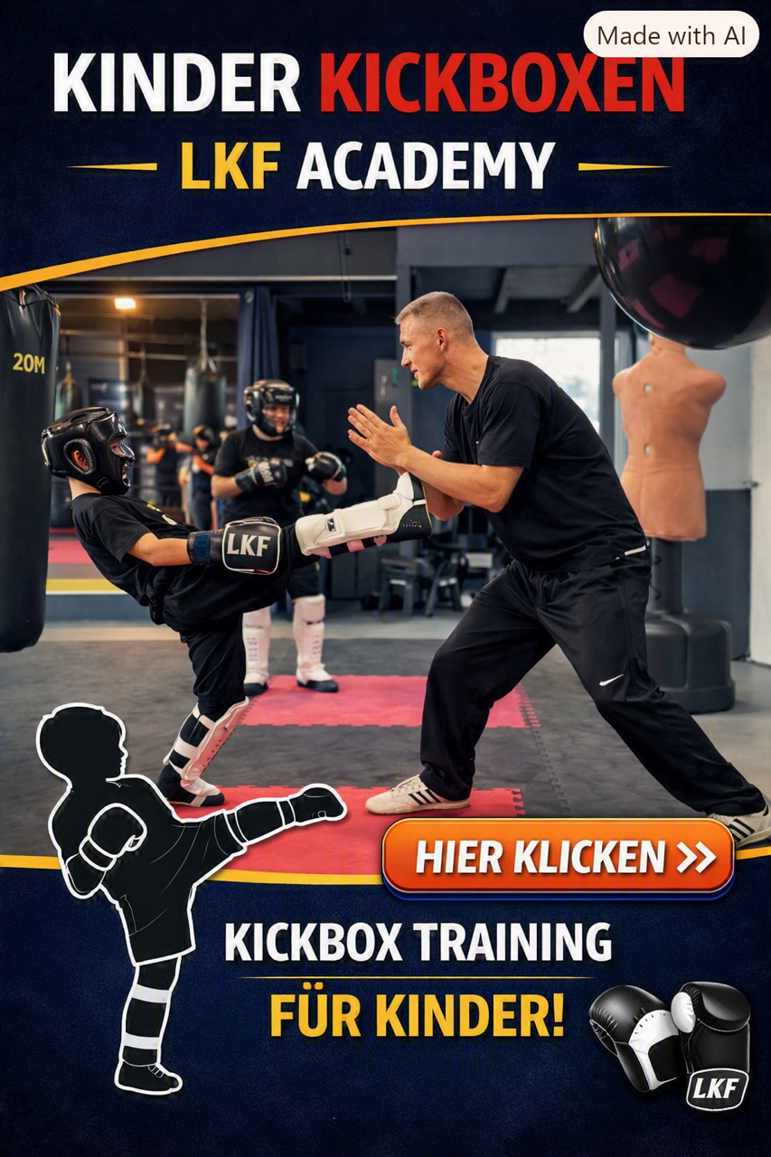 Kind beim Probetraining Kickboxen in der LKF ACADEMY Solingen