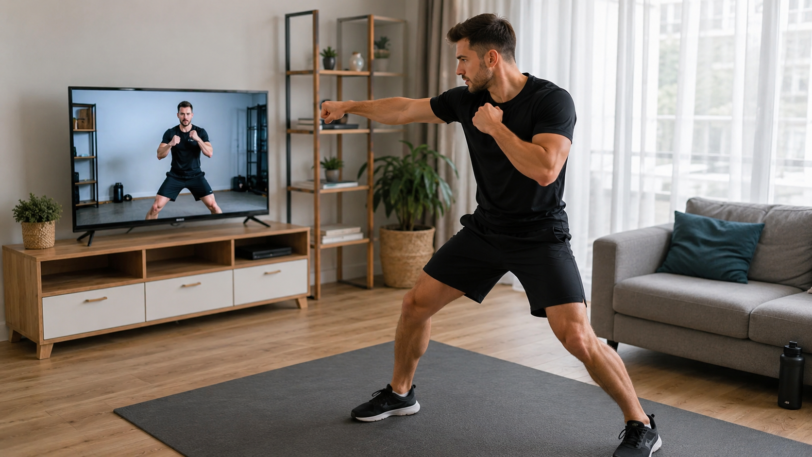 Online Fitness Kurse mit Kickboxelementen für mehr Fitness und Selbstvertrauen
